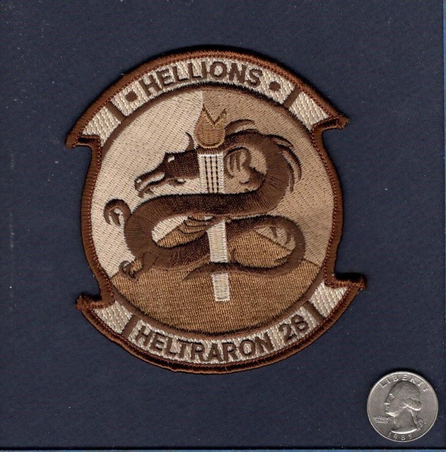 Original HT-28 HELLIONS US Navy USMC Helicopter Training Squadron Desert Patch