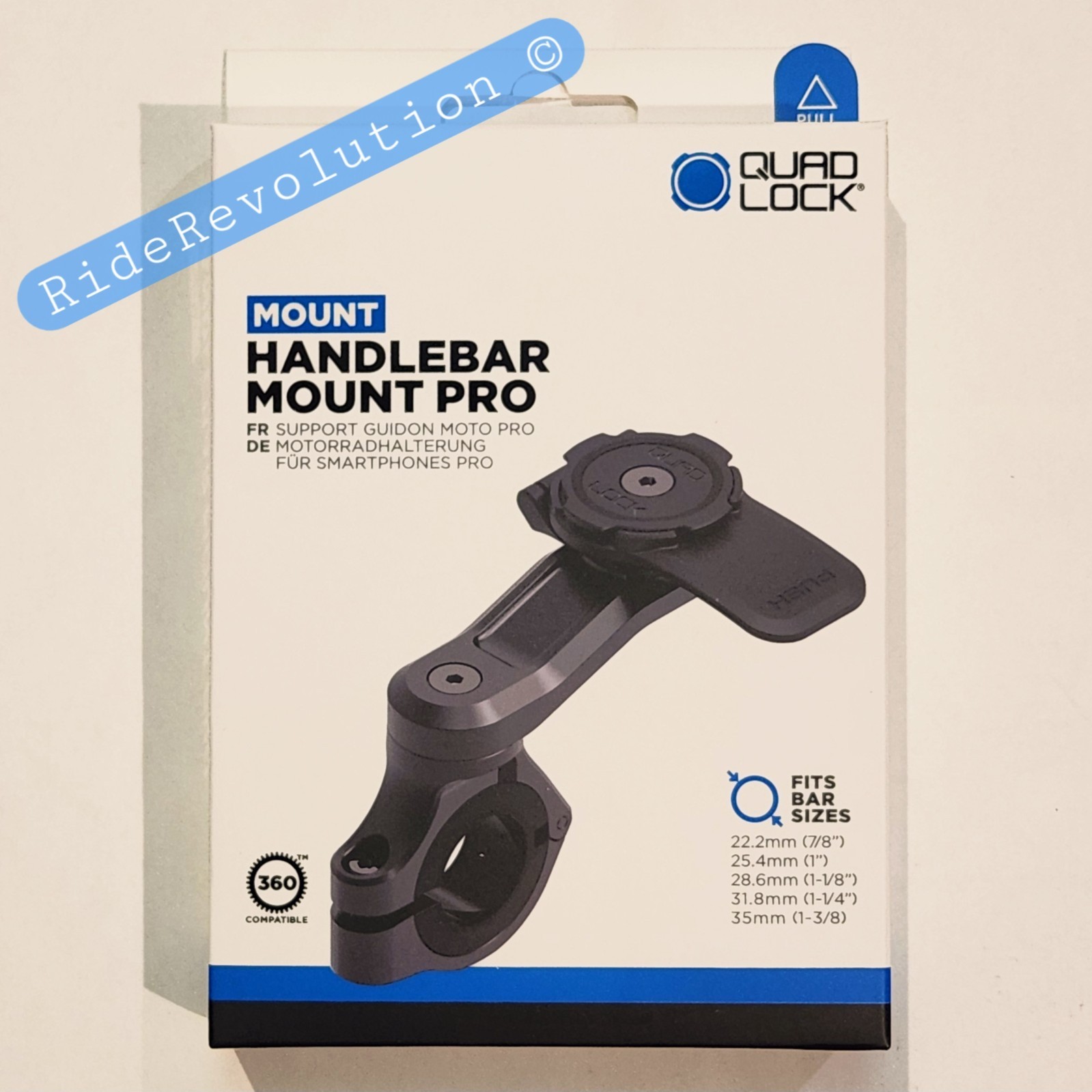 QUAD LOCK Motorcycle/Moto Handlebar Mount PRO - NEW IN BOX (FREE SHIPPING!)