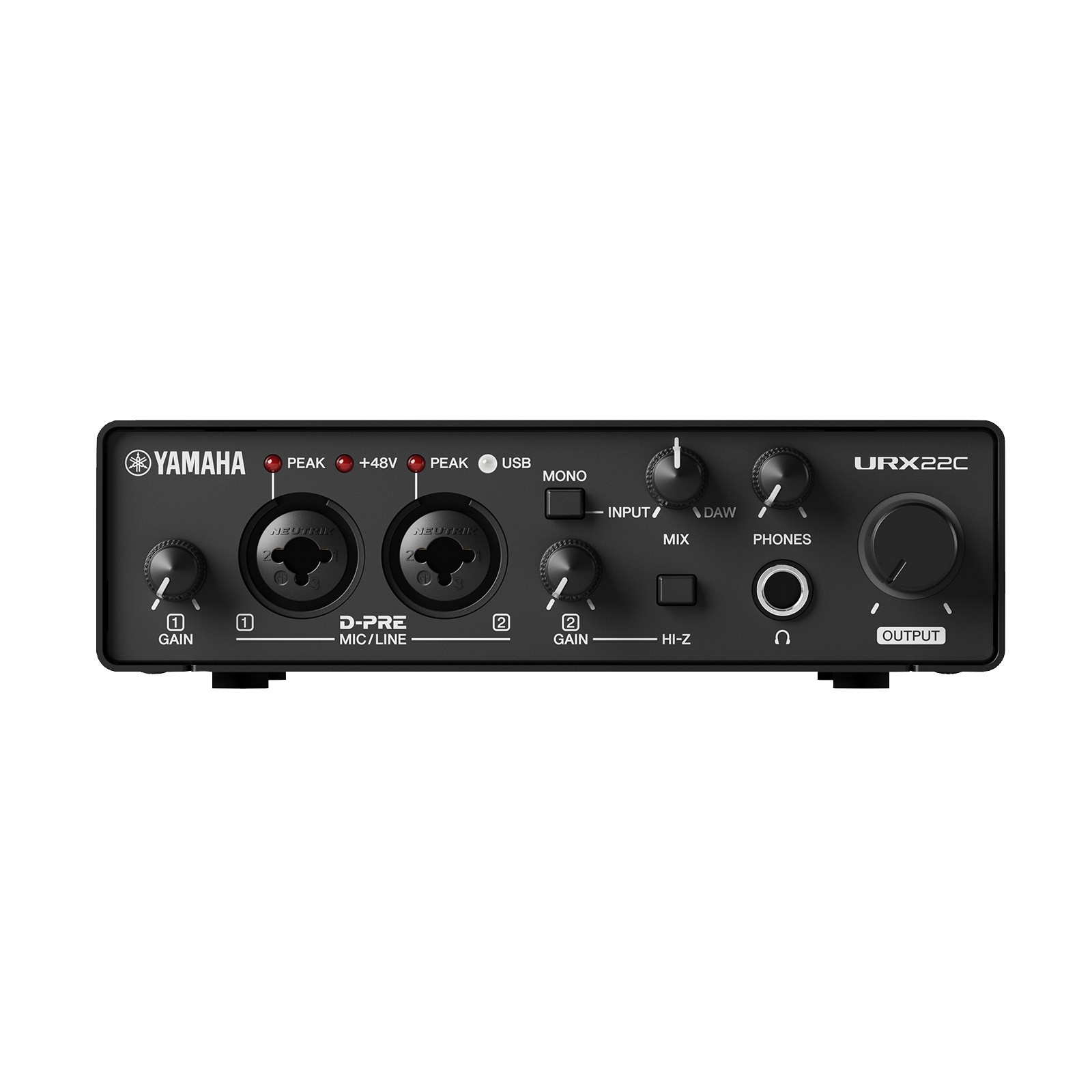 Yamaha Pro Audio URX22C Audio/MIDI Interface with Cables Package
