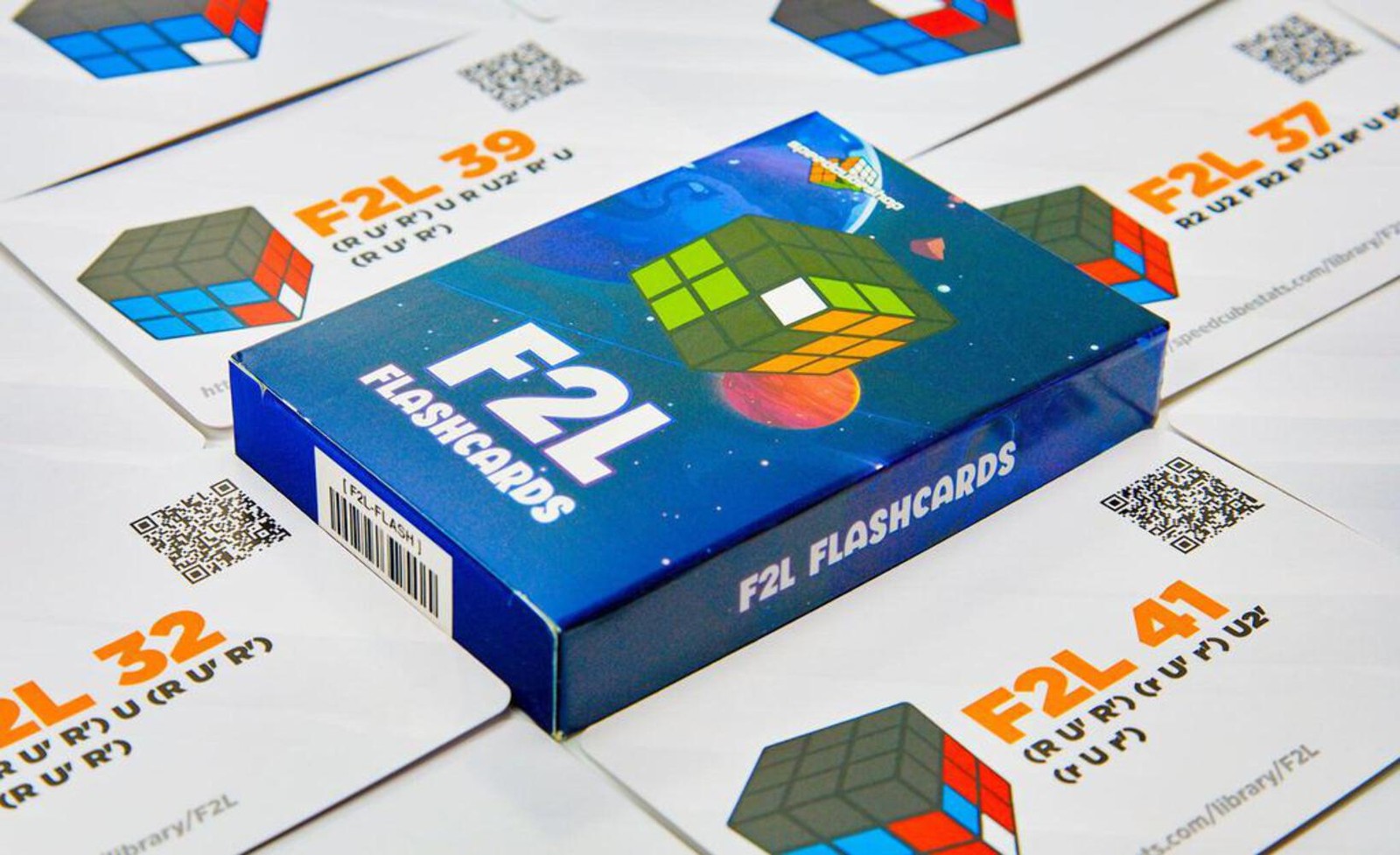 CFOP Speedcubing Algorithm Flashcards (Professional Technique)