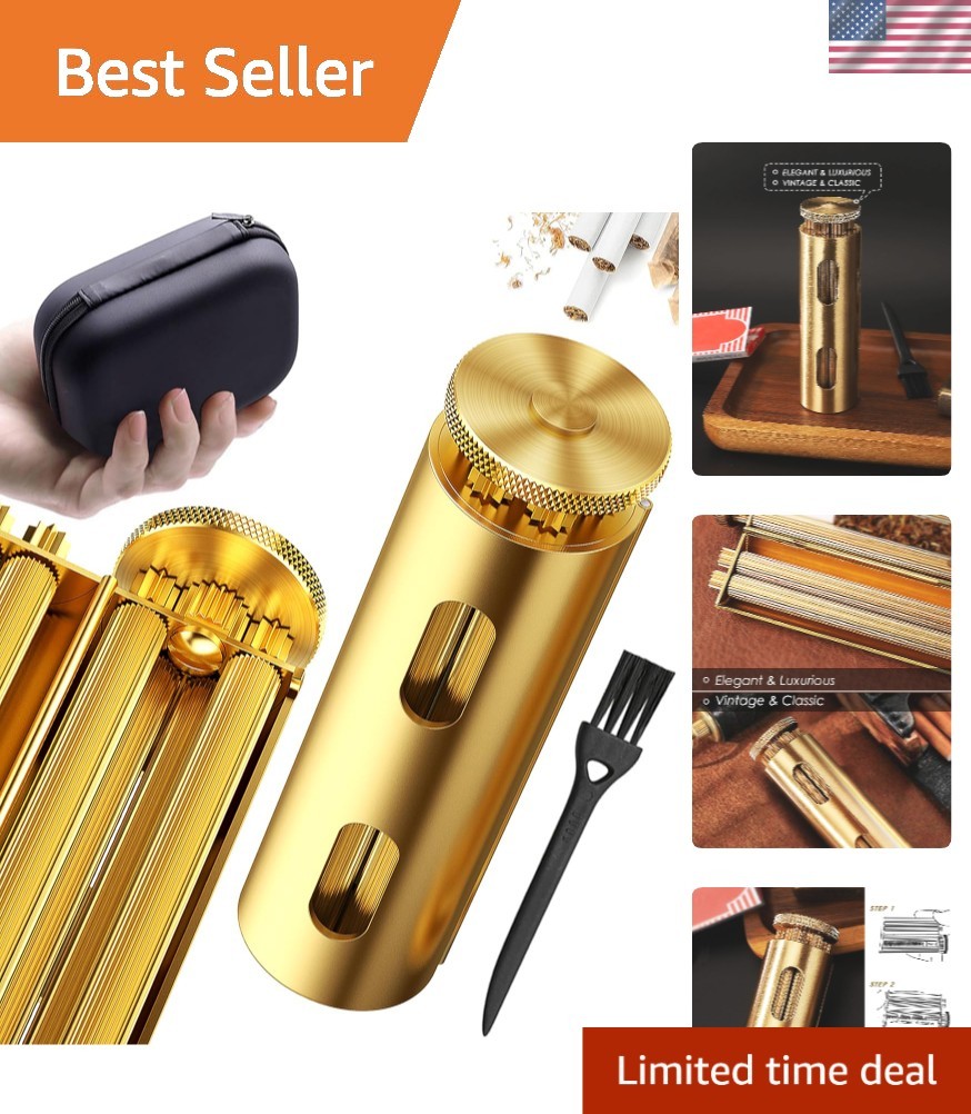 Vintage Za Roller, Elegant & Luxurious, 2025 Pure Copper & Brass, 70mm Papers...