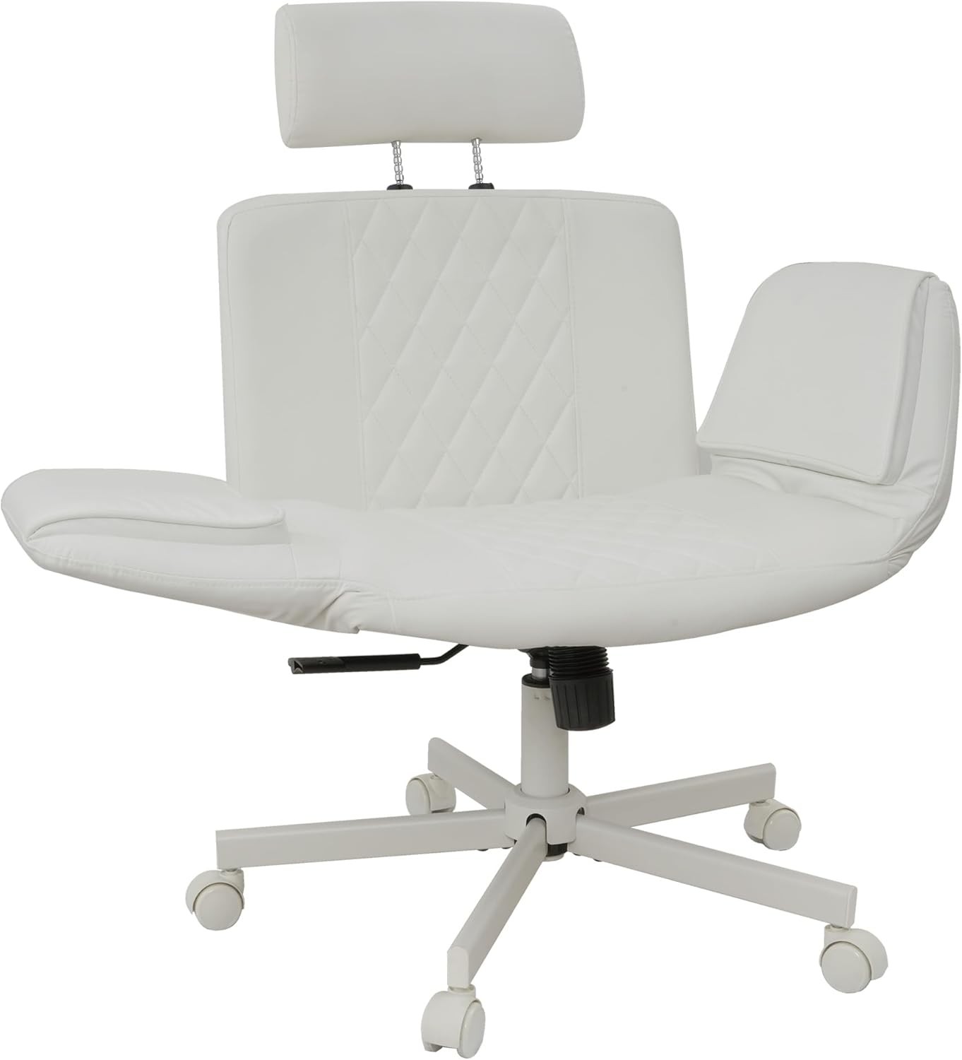 Wide Office Chair Criss Cross Chair with Detachable Head Support Arm and Back