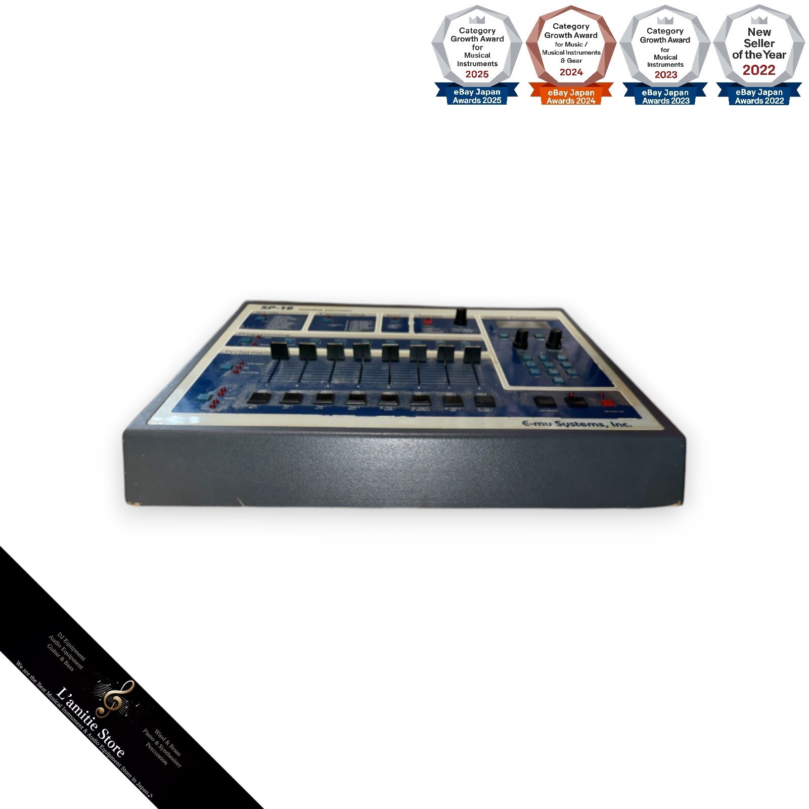 E-mu SP-12 TURBO Sampling Percussion Drum Machine SP12 Sampler Emu Tested Japan