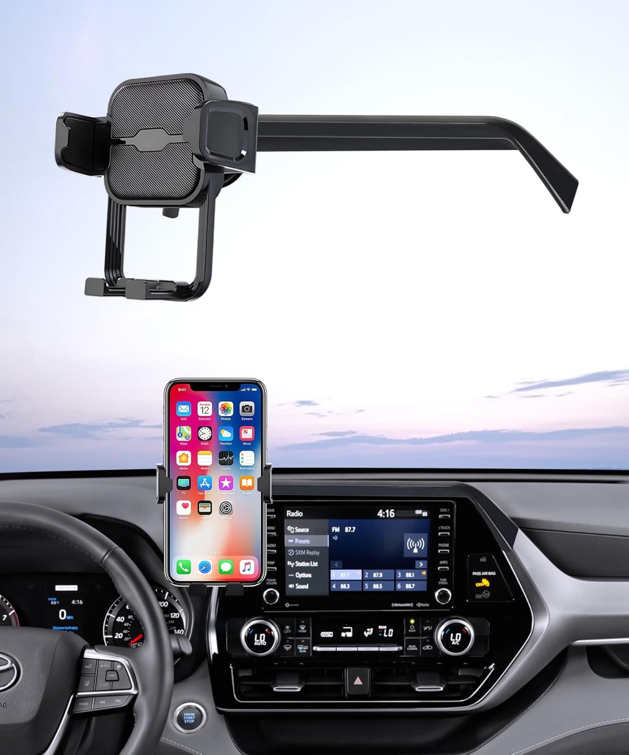 Car Phone Holder for 2020 2021 2022 2023 2024 2025 2026 Toyota Highlander