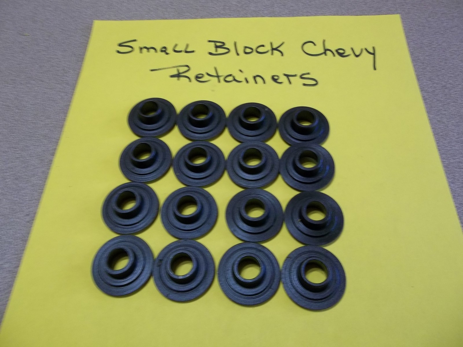 VALVE SPRING RETAINERS  Small Block Chevy SET OF 16 NEW FREE SHIPPING!!!!