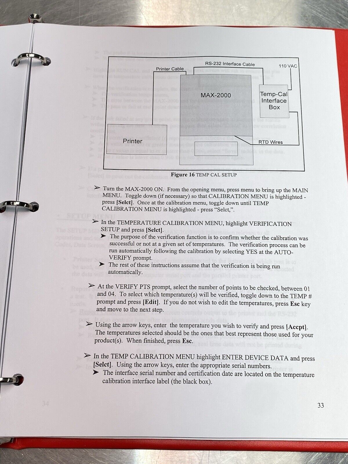 Arizona Instrument Computrac MAX-2000 Moisture Analyzer - Users Manual / Guide