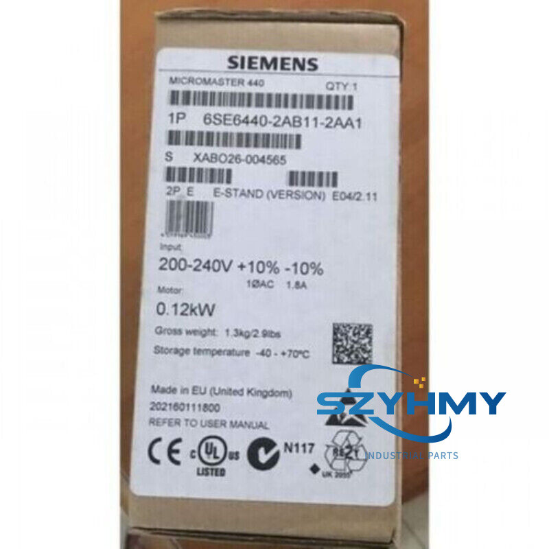 NEW SIEMENS In Box 6SE6440-2AB11-2AA1 6SE6 440-2AB11-2AA1 ship DHL #S