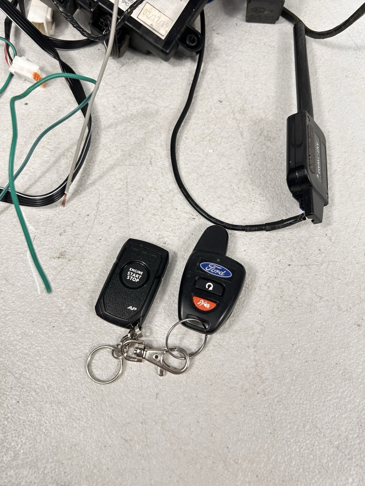 2013 Ford Escape With Conventional Key Ignition Switch Remote Start System