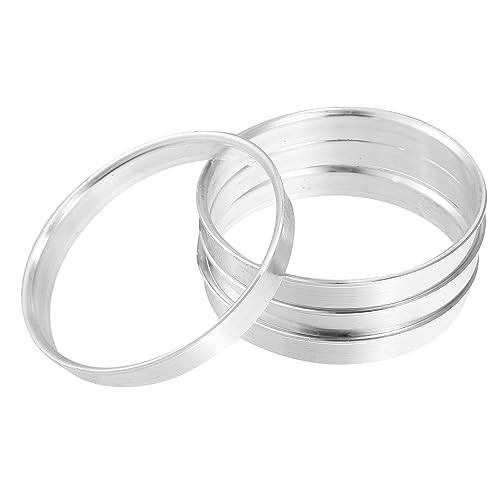 4pcs OD 73.1mm to ID Aluminum Alloy Car Hub Centric Rings Wheel Bore 70.1mm