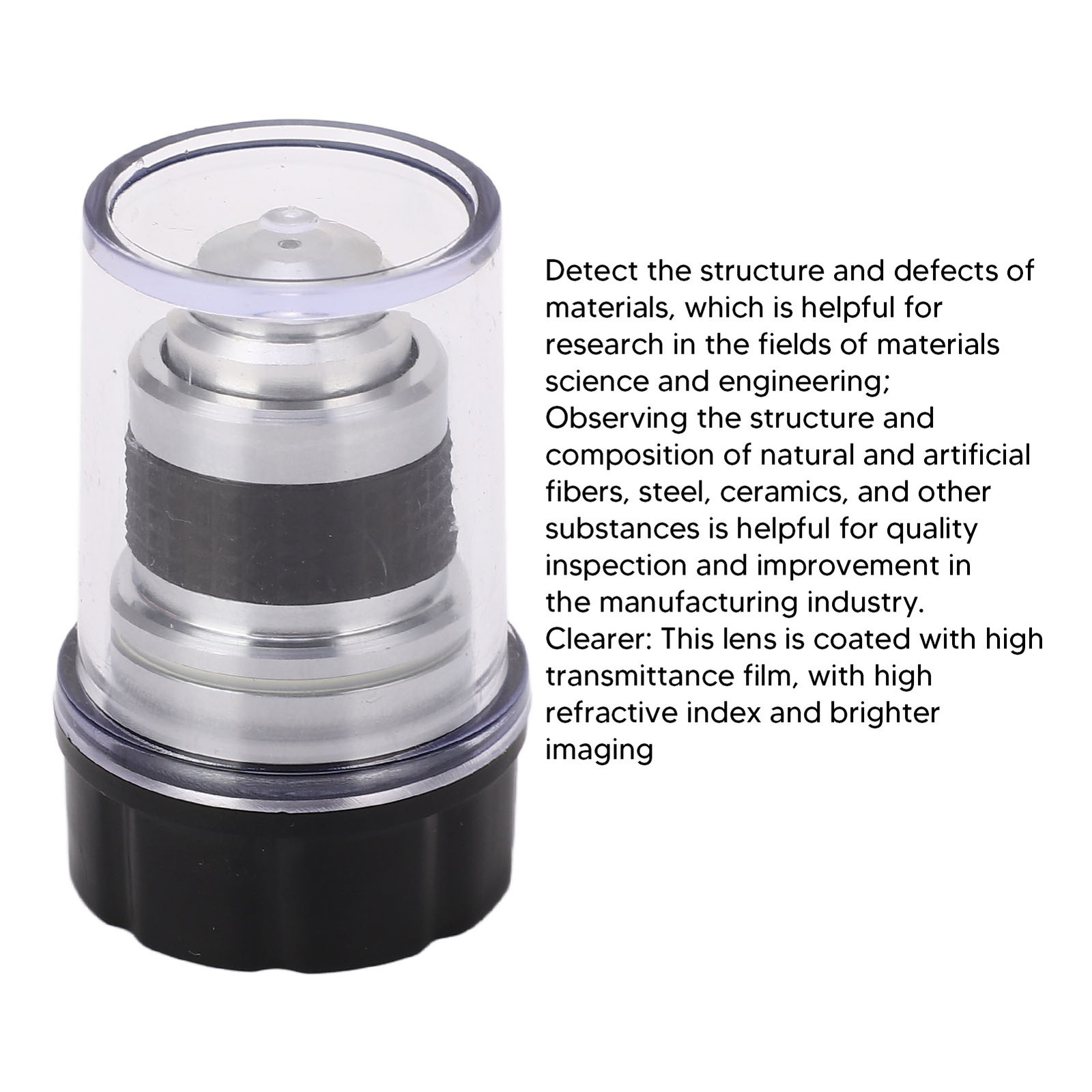 NEW 100X Microscope Objective RMS Size Fall Resistant Professional Objective