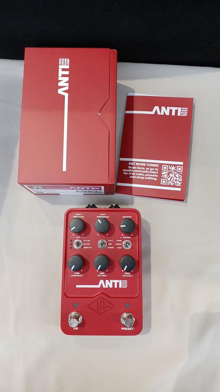 Universal Audio UAFX Anti 1992 High Gain Guitar Effects Pedal Used