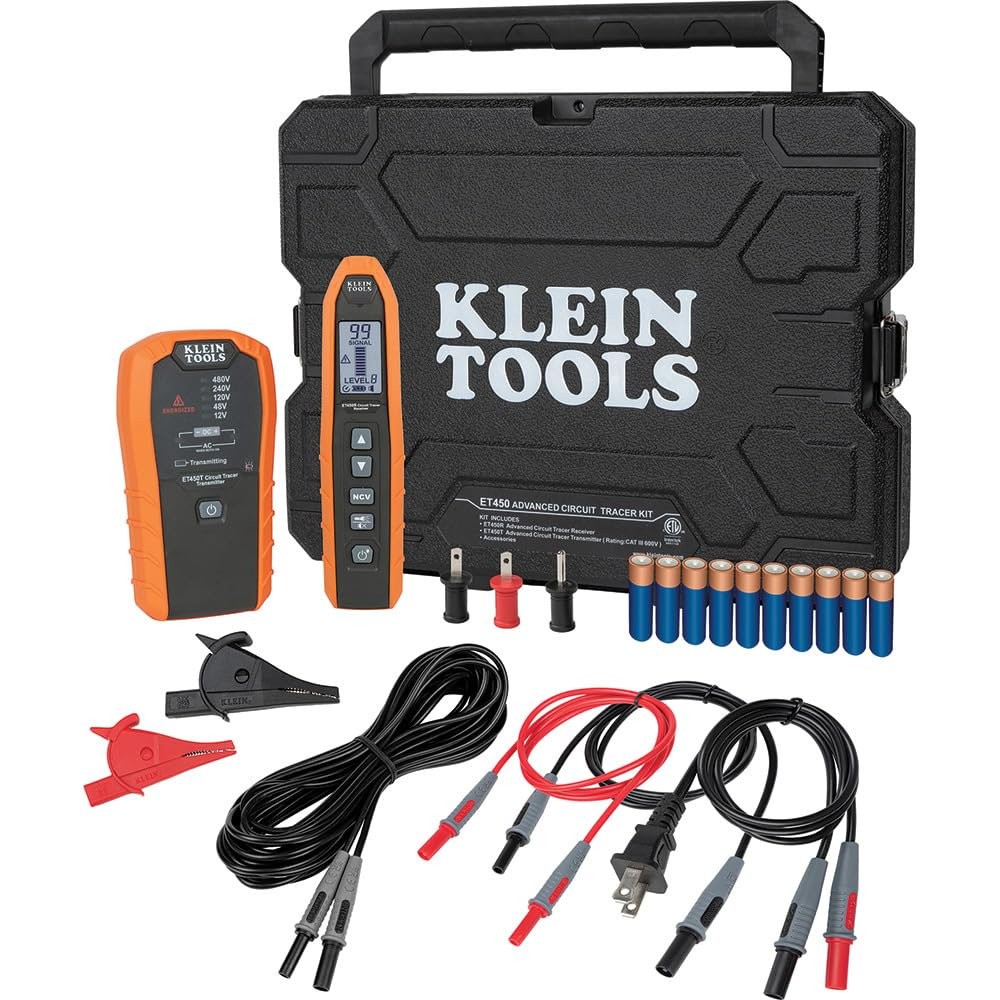 Klein Tools ET450 Underground Circuit Breaker Fuses Finder & Wire Tracer Kit