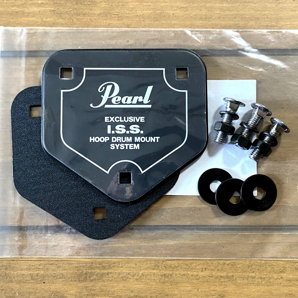 PEARLoriginal Masking Cover Logo Plate Drums Tom Mount Bracket #001