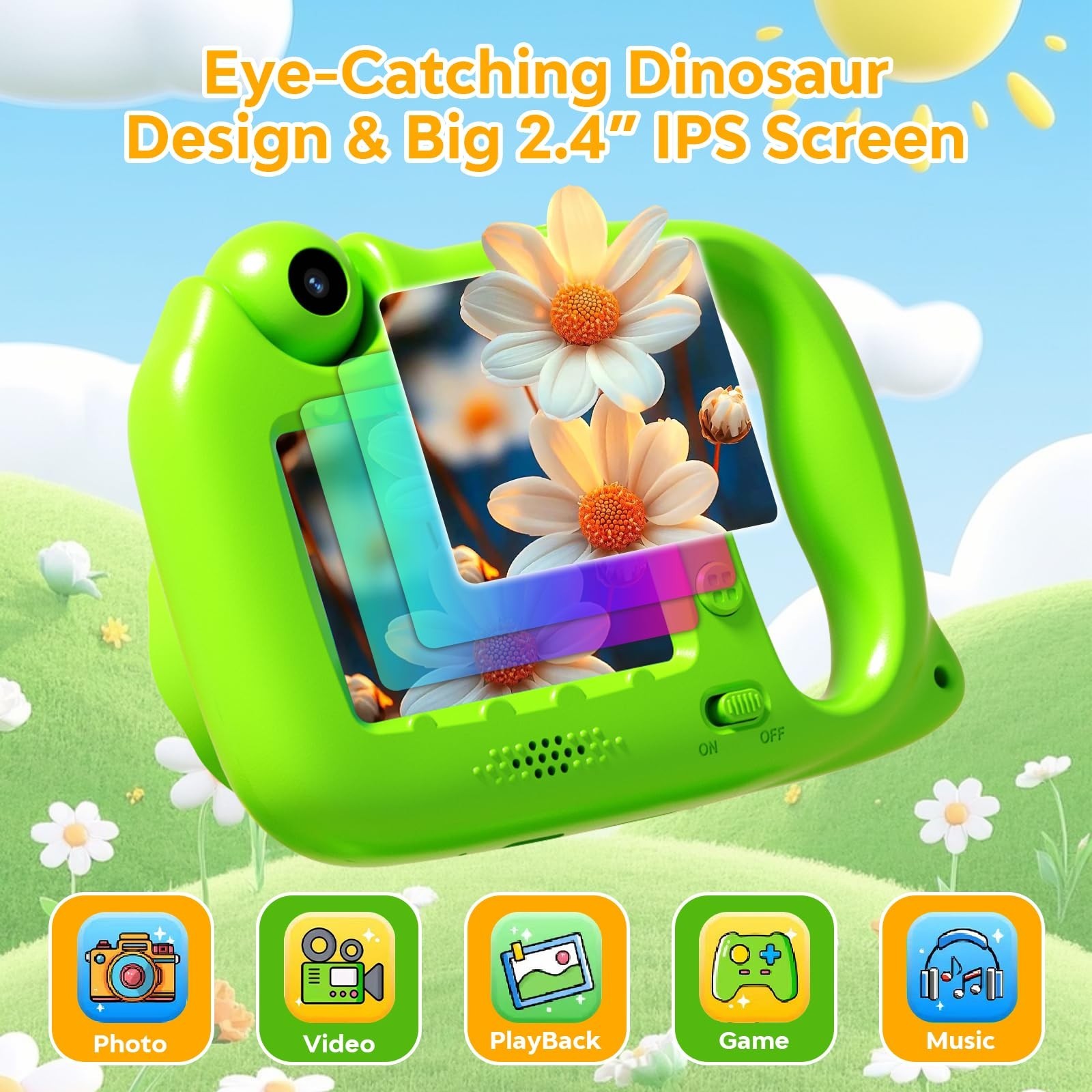 Microscope for Kids, 1000X Handheld Digital Microscope with 2.4" IPS Screen,...