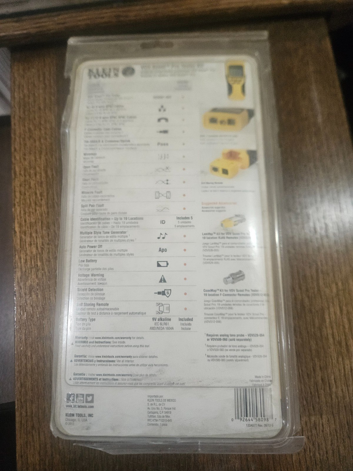 Klein Tools VDV501-809 VDV Scout Pro Tester Kit