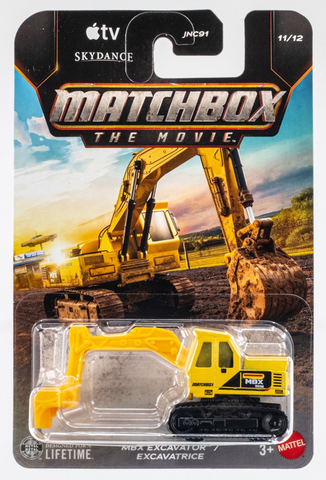 2026 Matchbox The Movie #11 MBX Excavator YELLOW | BLACK | FSC