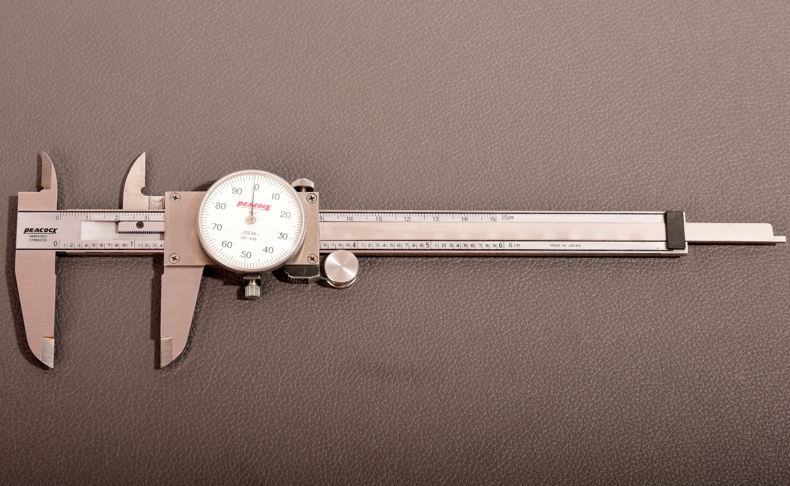 Vintage Peacock Dial Caliper, Model 20-435  6 inch    15 Centimeters