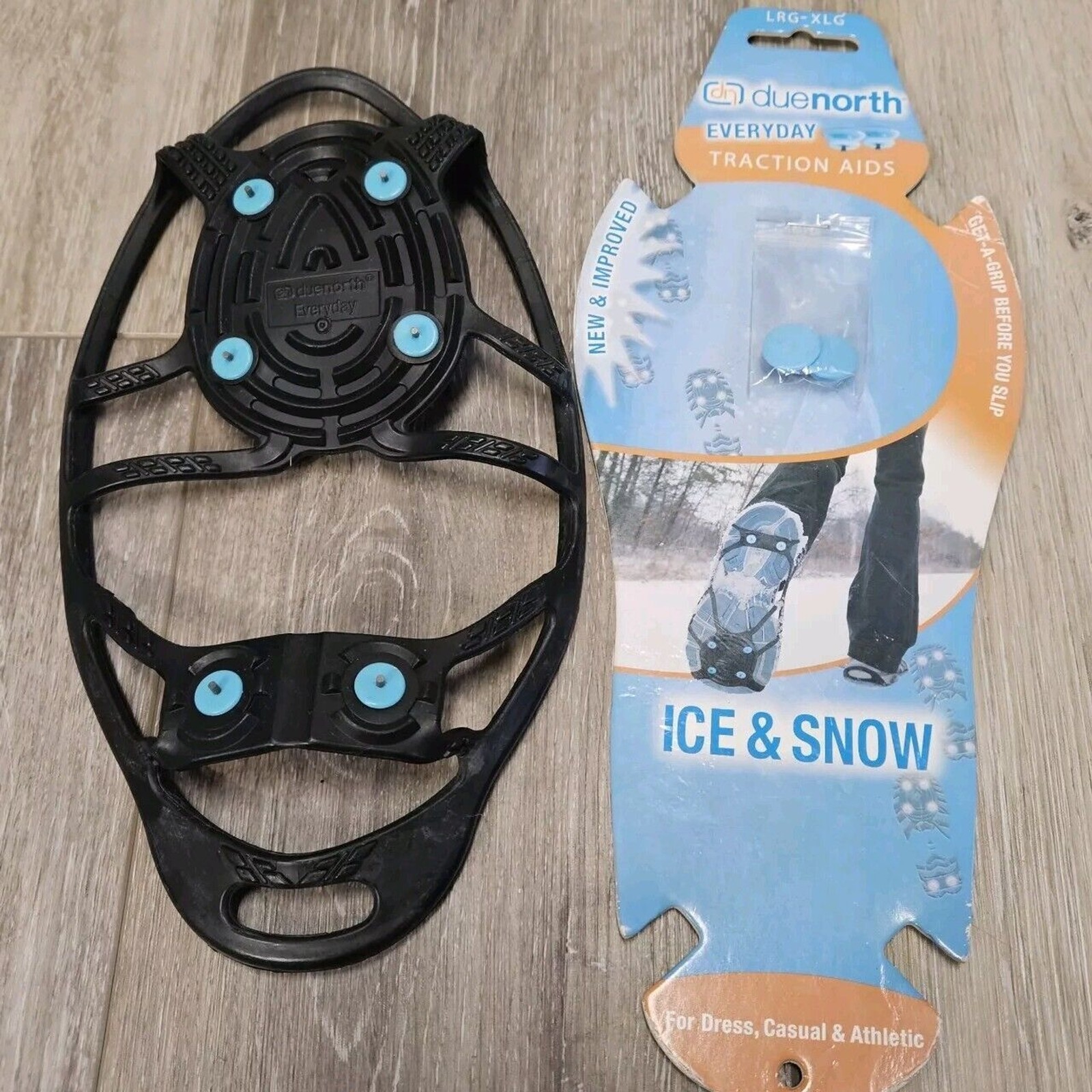 Due North Replacement Grip Ice Snow Traction Cleat Shoe Cover Large XL