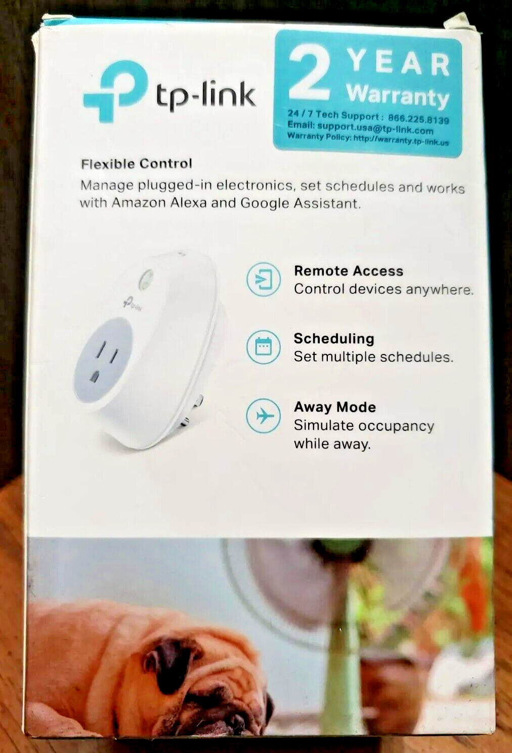 TP-Link Smart Wi-Fi Plug Amazon Alexa or Google Home Assistant HS100