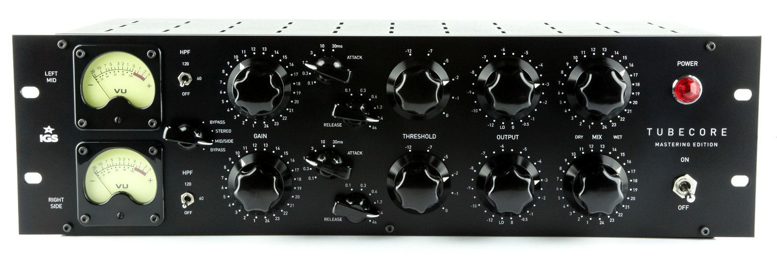 IGS Audio Tubecore 3U Variable-mu Tube Compressor Stereo/Dual Mono New!
