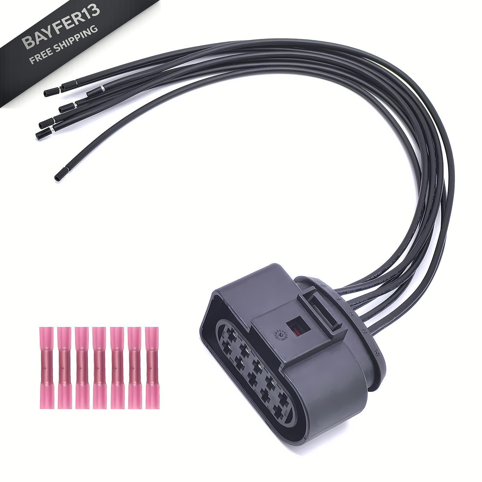 QSYPSS Headlight Pigtail Connector Compatible with Kenworth T680 Halogen...
