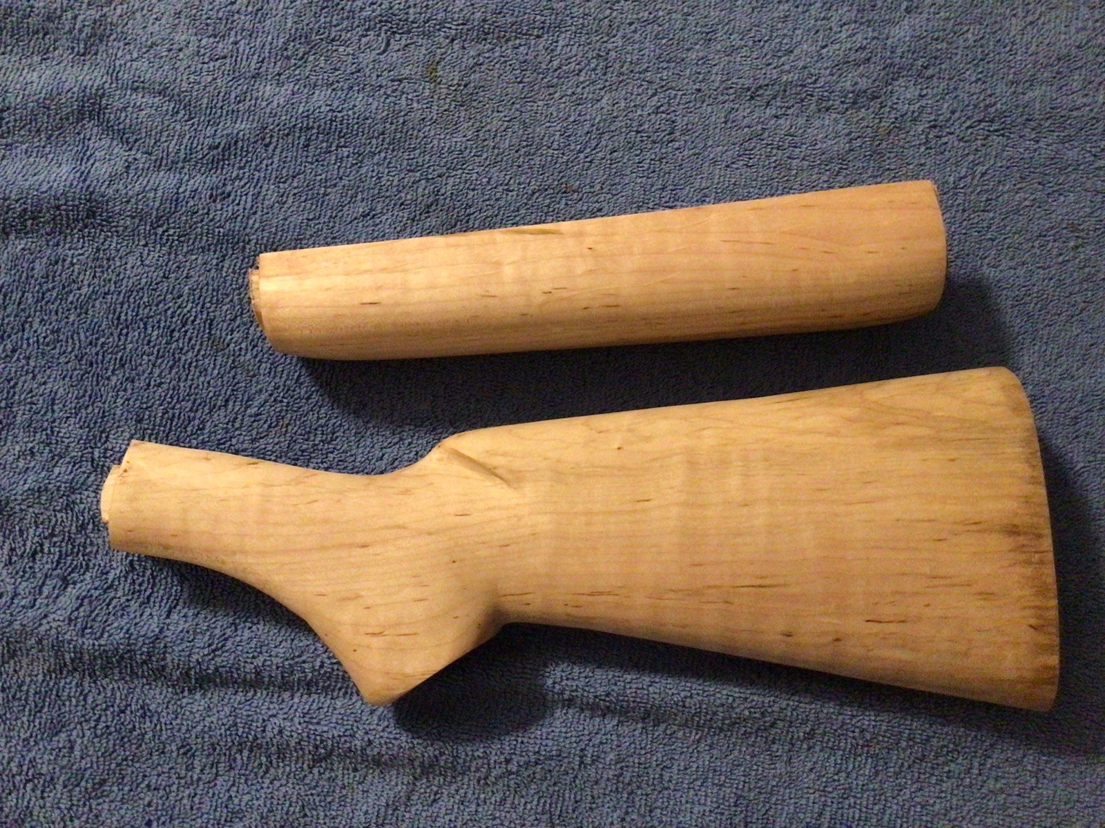 Marlin 39A Rifle Stock@Forend Set Pistol Grip Curly Maple Repro
