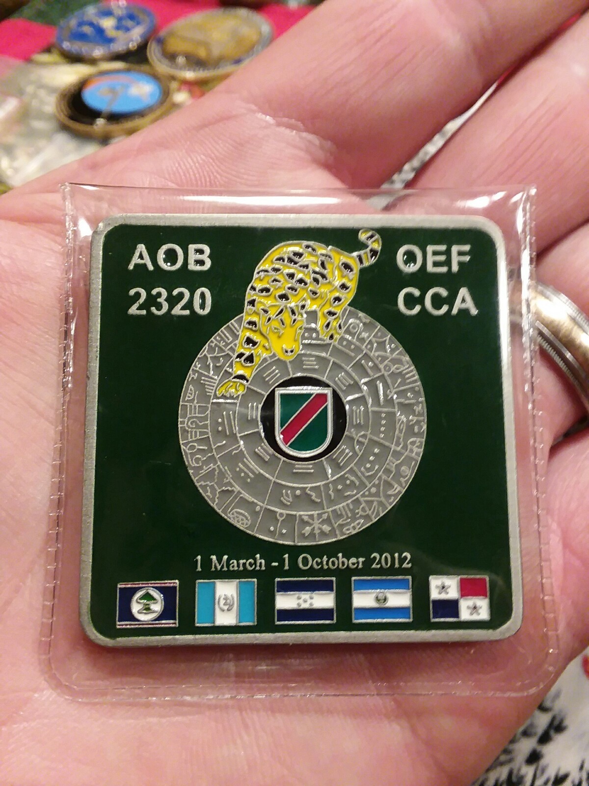 REAL AOB 2320 OEF CCA Special Forces Challenge Coin ODA 2323 2215 2324 2326
