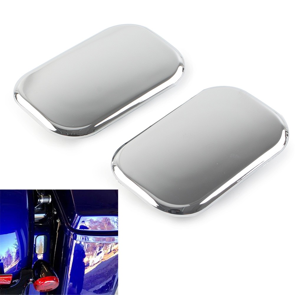 Antenna Hole Plug Filler Cover For Harley Road Street Glide King FLHR Chrome