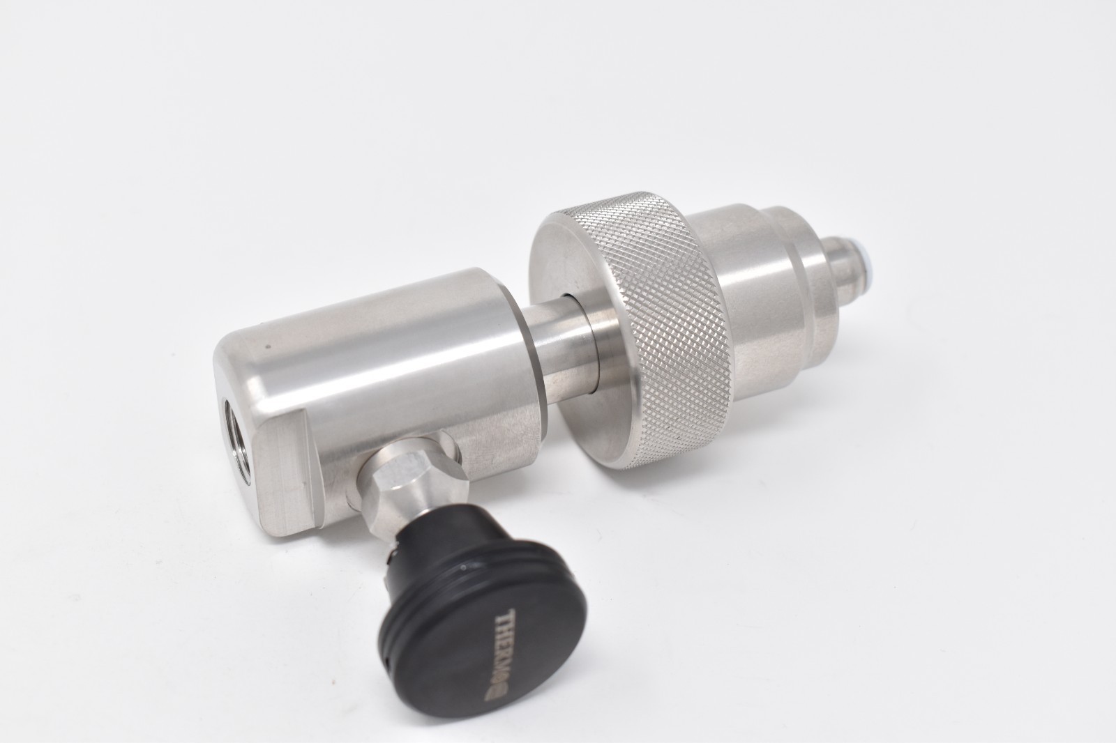 SCBA Firefighting Stainless CGA 347 Filler with Pushbutton Bleed