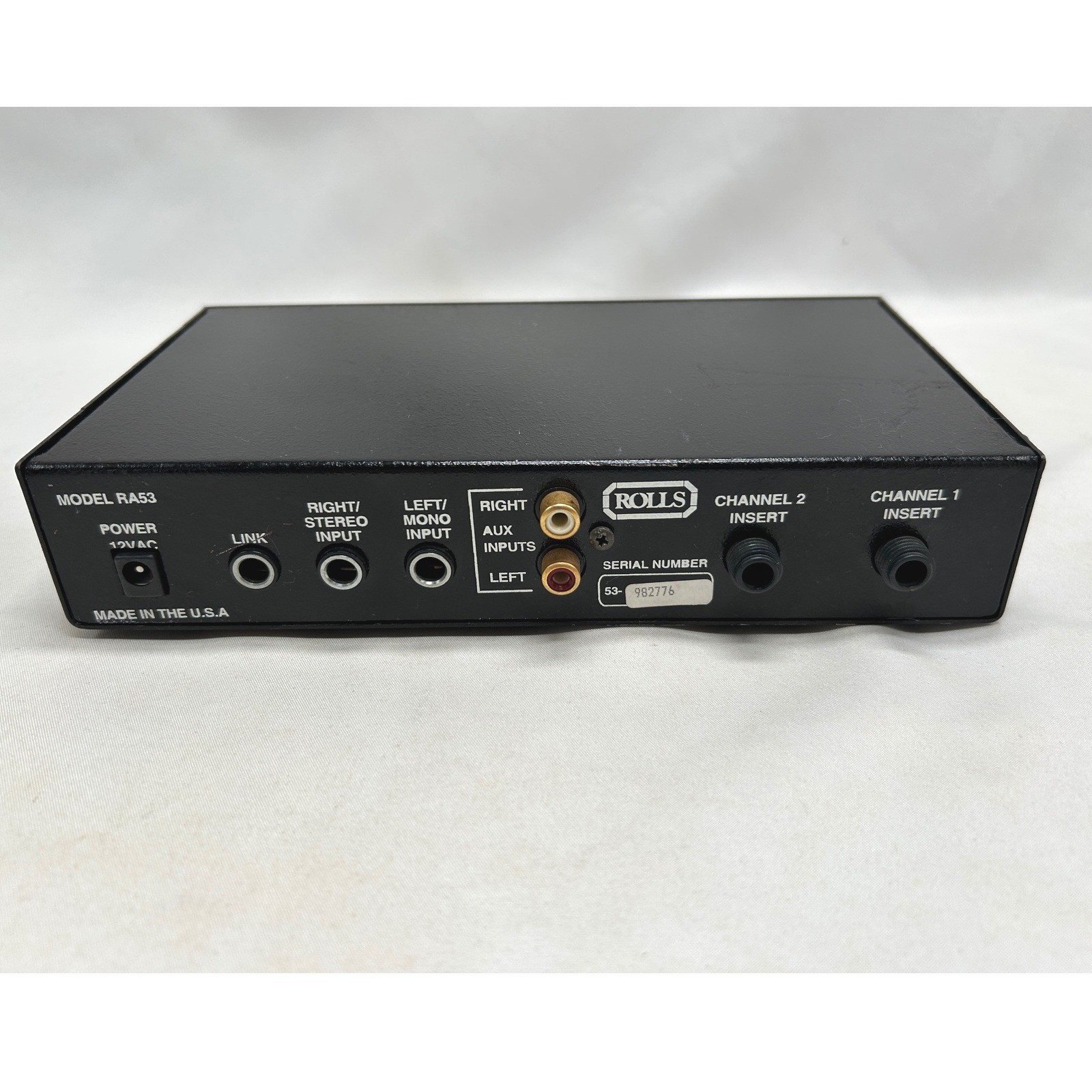 Rolls RA53 5-Channel Headphone Amp Audio Distribution READ UNTESTED NO POWER