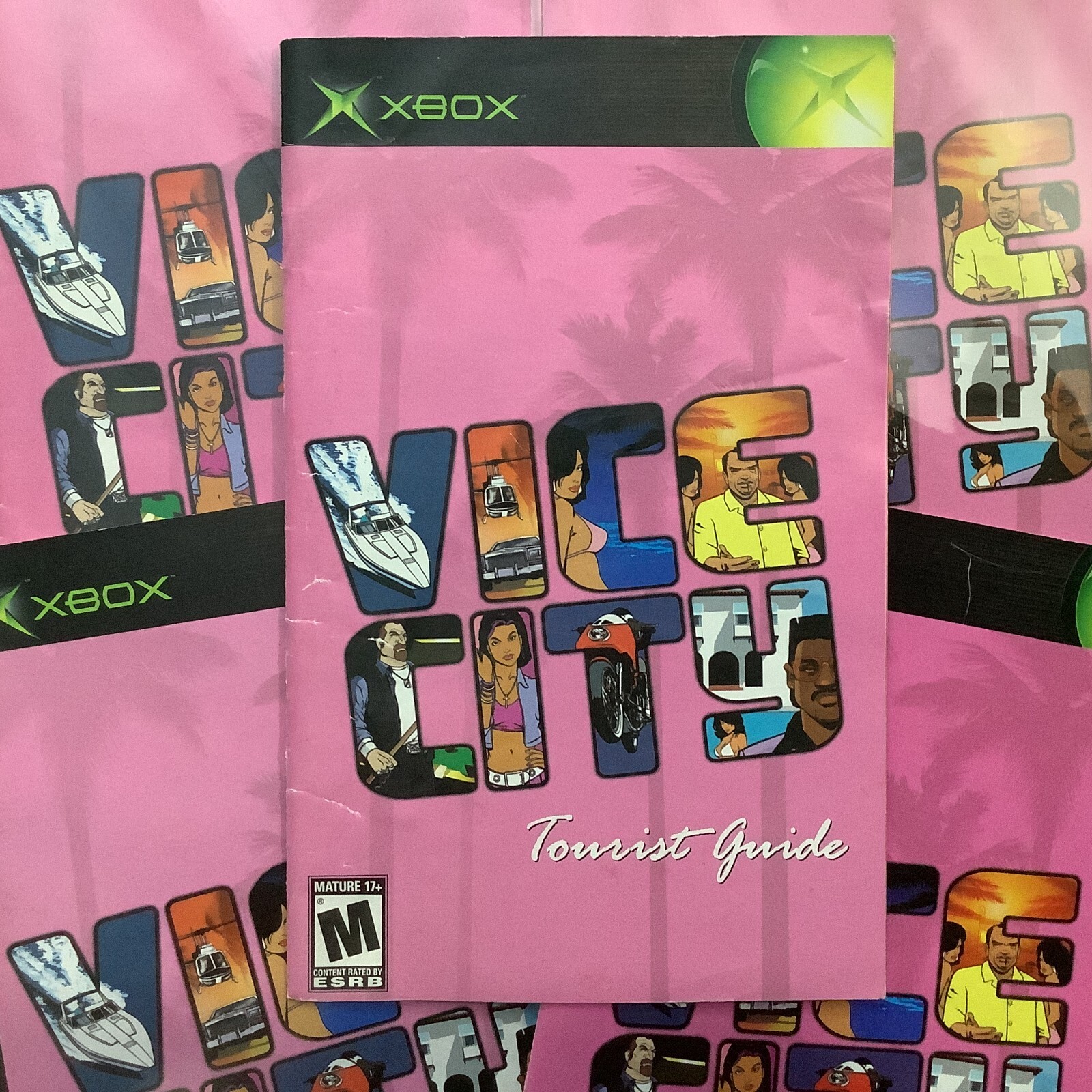 Grand Theft Auto Vice City Microsoft XBOX Instruction Manual Only