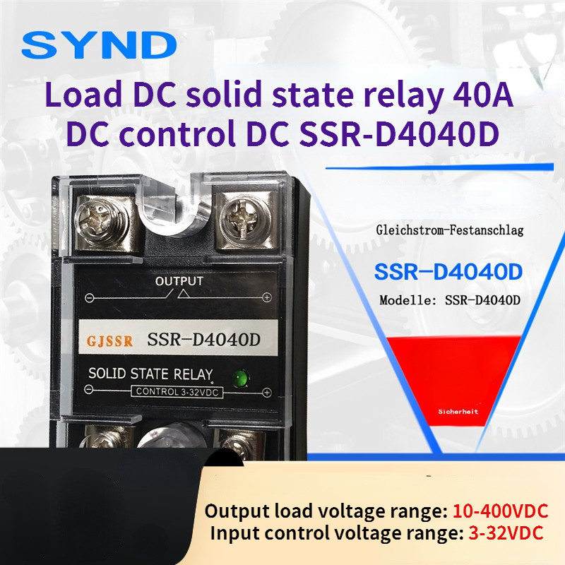 Load DC solid state relay 40A DC control DC SSR-D4040D