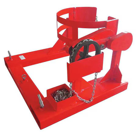 Dayton 21Vg50 Drum Lifter, 1 Drum, 55 Gal, 1500 Lb