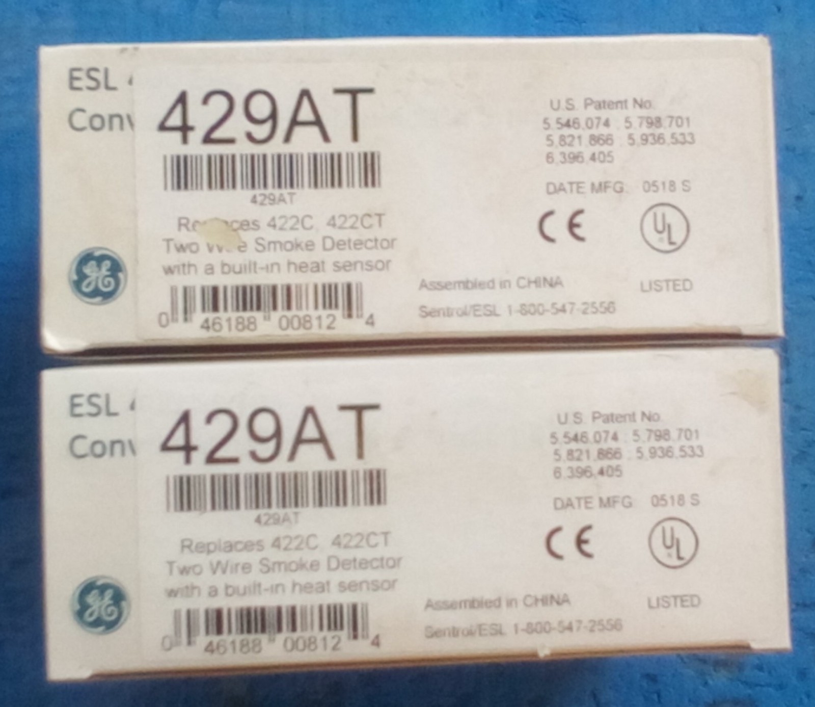 ESL 400 Series Conventional Photoelectric Smoke Detector  qty: 2