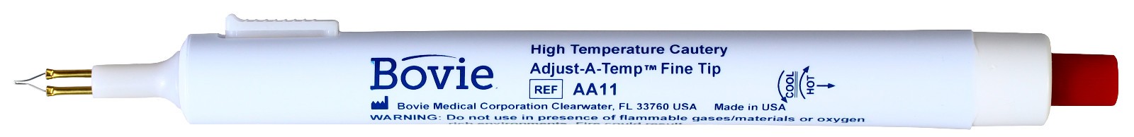 Bovie Disposable High Temperature Adjustable Fine Tip Cautery (10/Box) | AA11