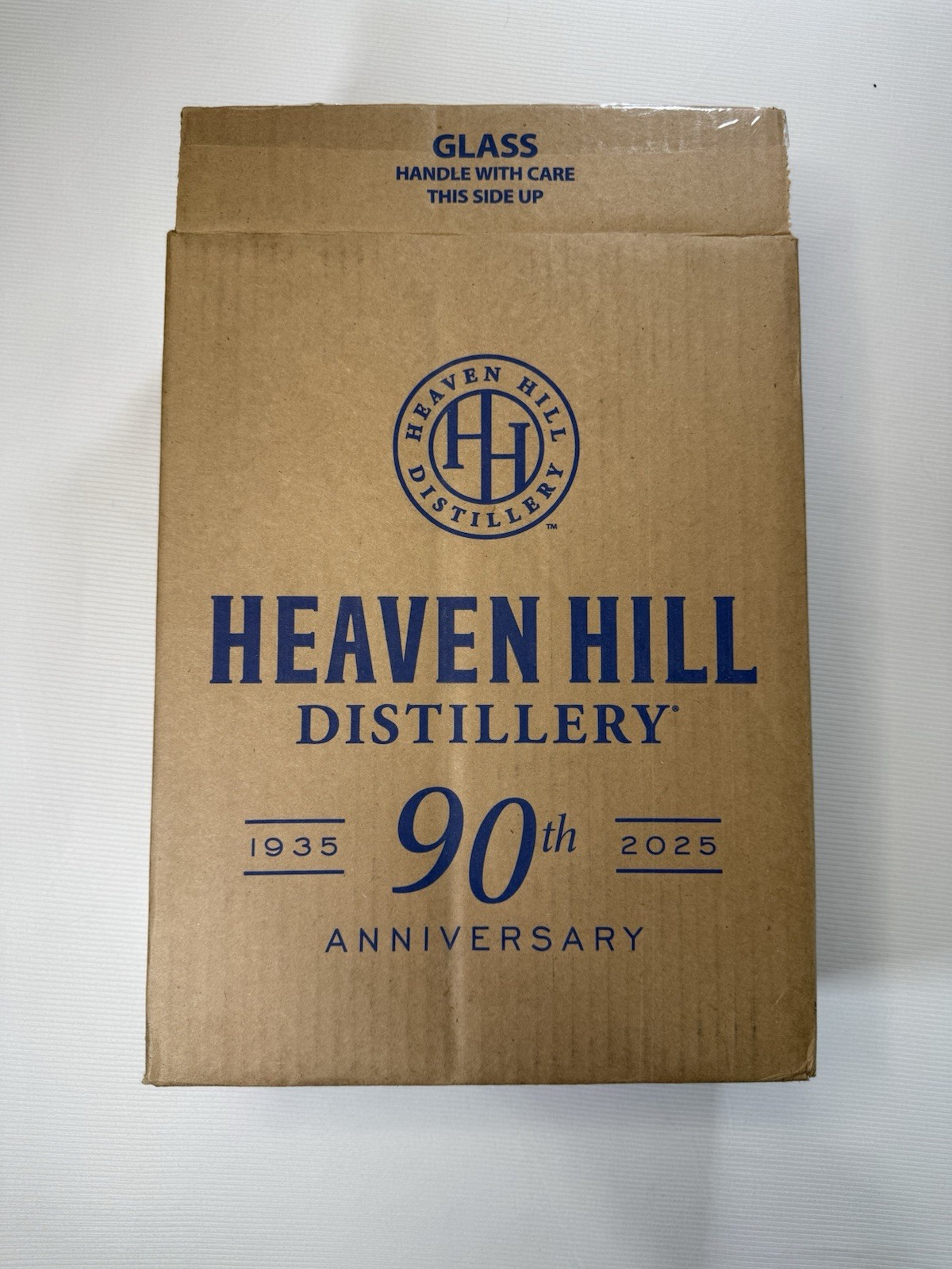 Heaven Hill Distillery 90th Anniversary Empty 3x750ml Shipping Case Box