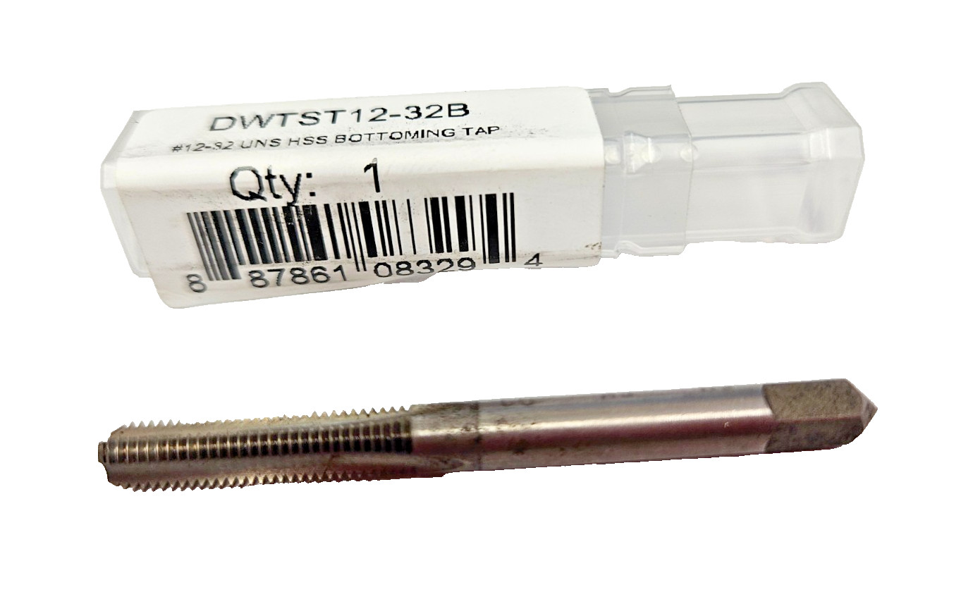 12-32 NEF Bottom Hand Tap DWTST12-32B CS RH USA 12/32 3FL by Drill America