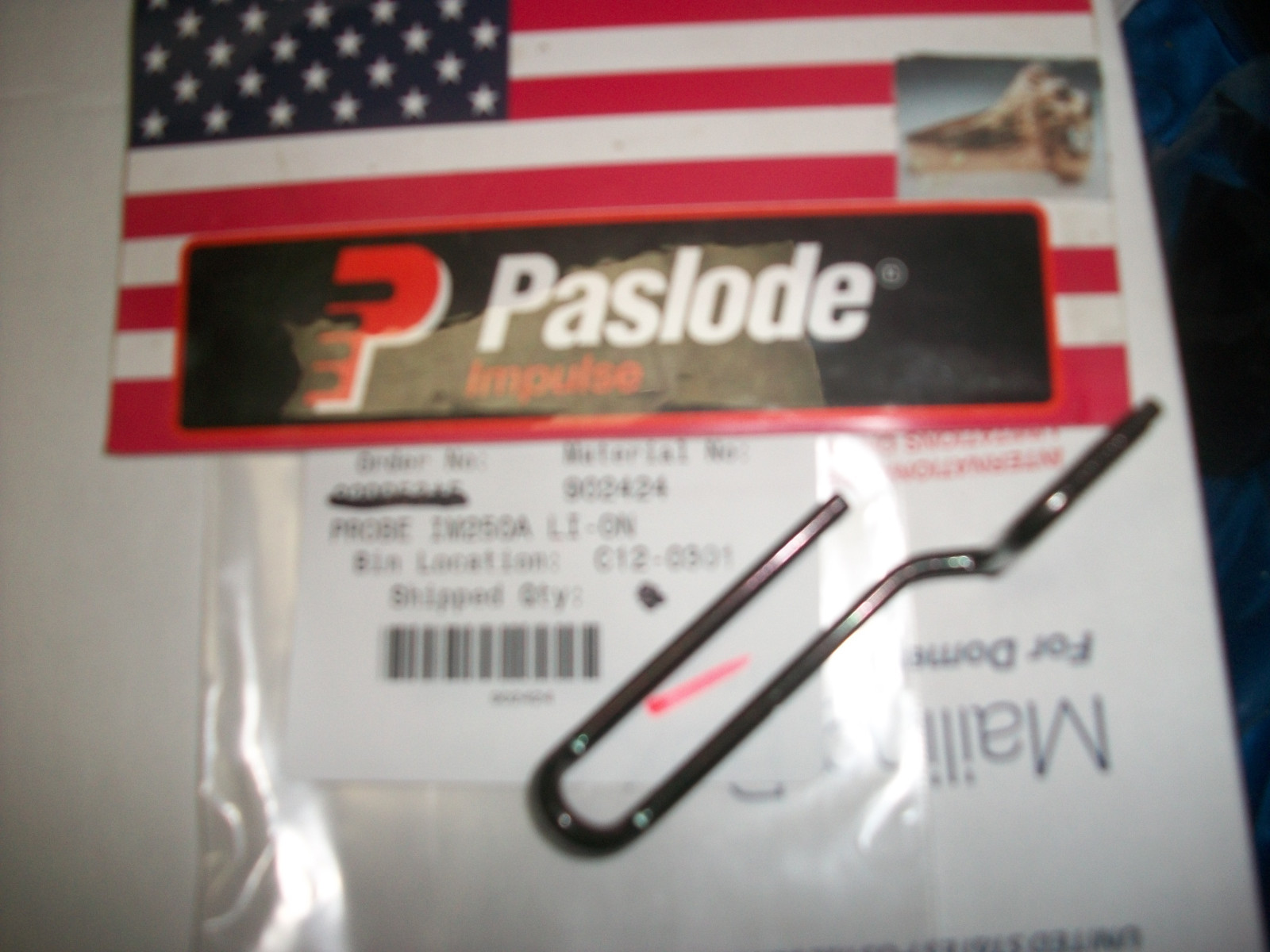 Paslode Part # 902424 Lower Probe fits 902400