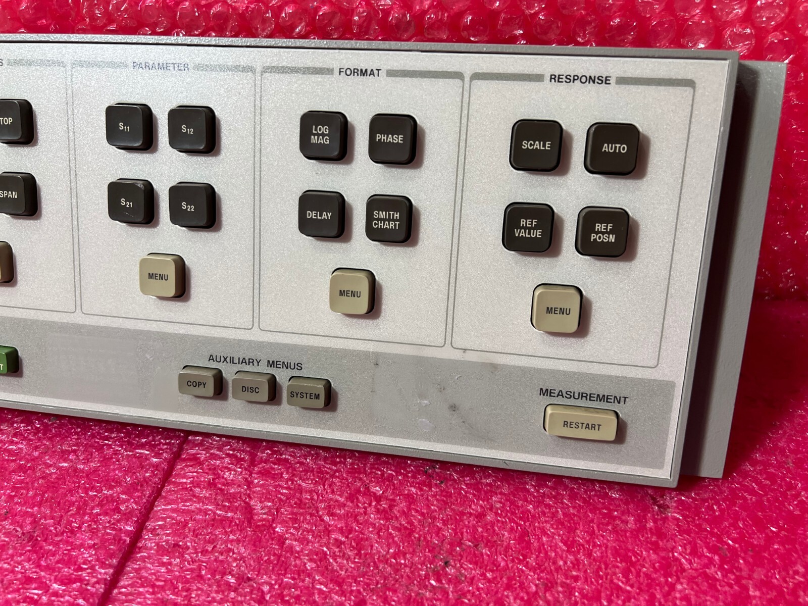 HP 8510C NETWORK ANALYZER AGILENT ''Panel only'' 85102-60029