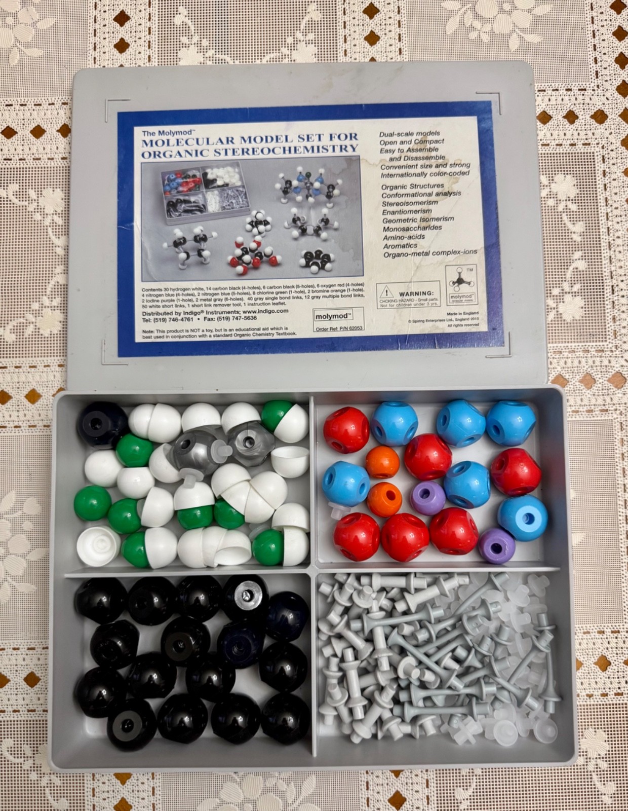 The Molymod Molecular Model Set For Organic Stereochemistry Chemistry