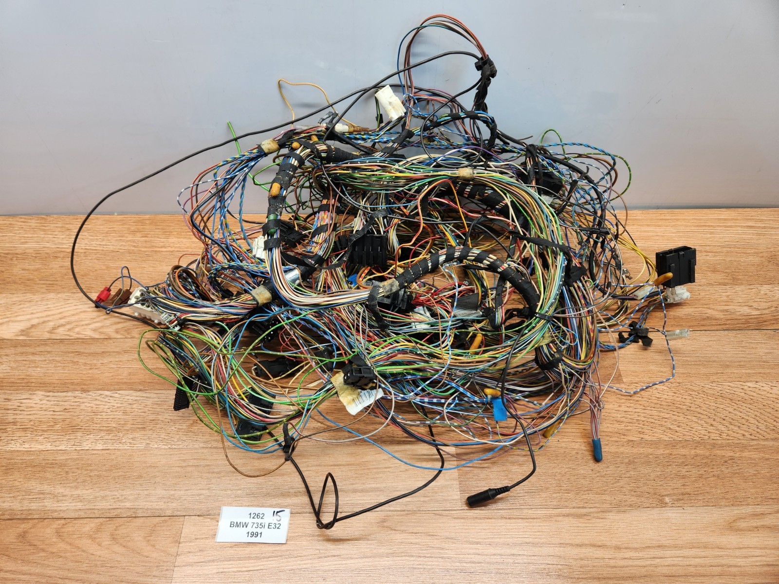 ✅ 1990-1992 OEM BMW E32 735i Main Body Cable Wiring Harness