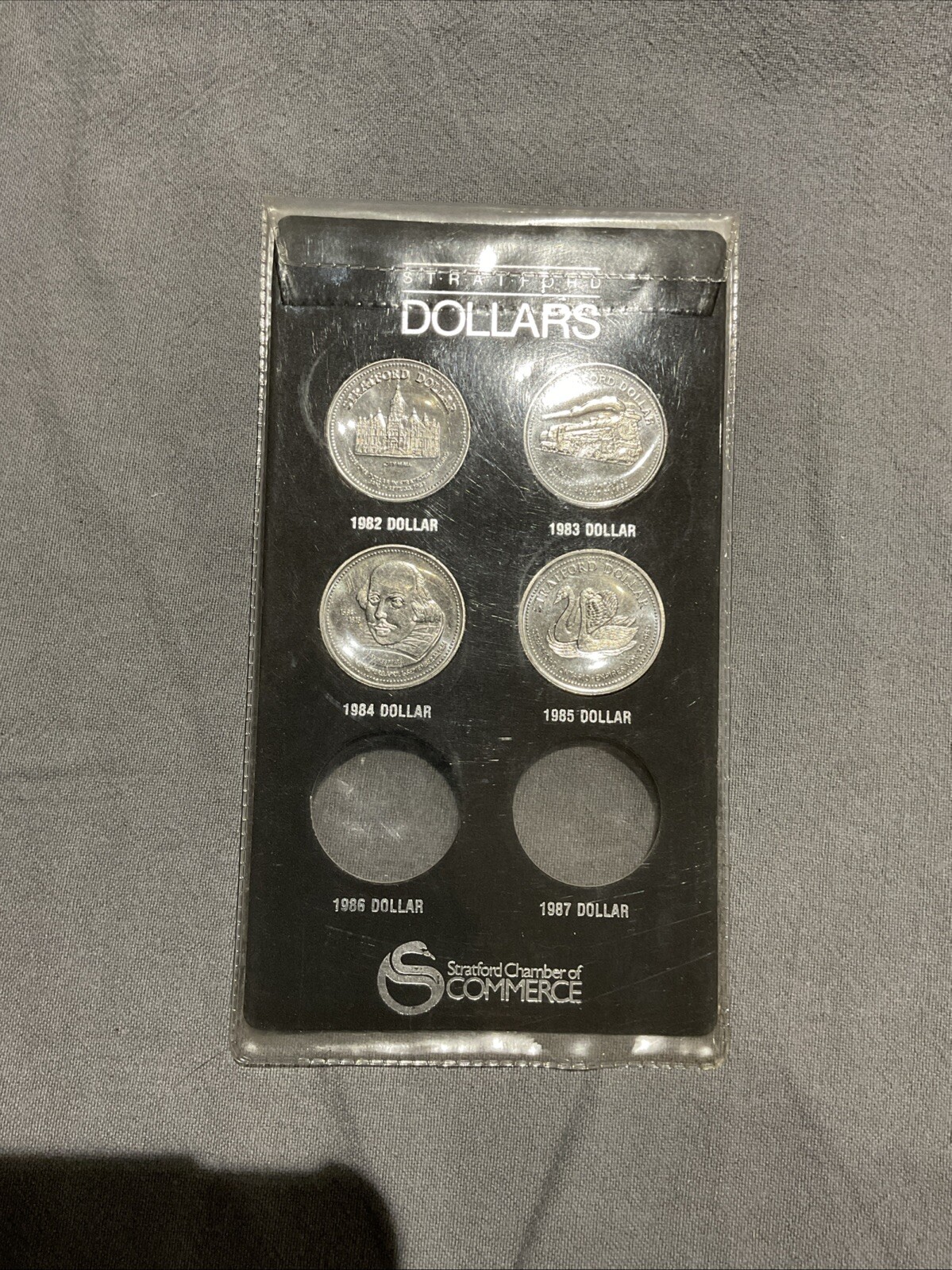 City Of Stratford Canada 1 Dollar Tokens 1982-1985
