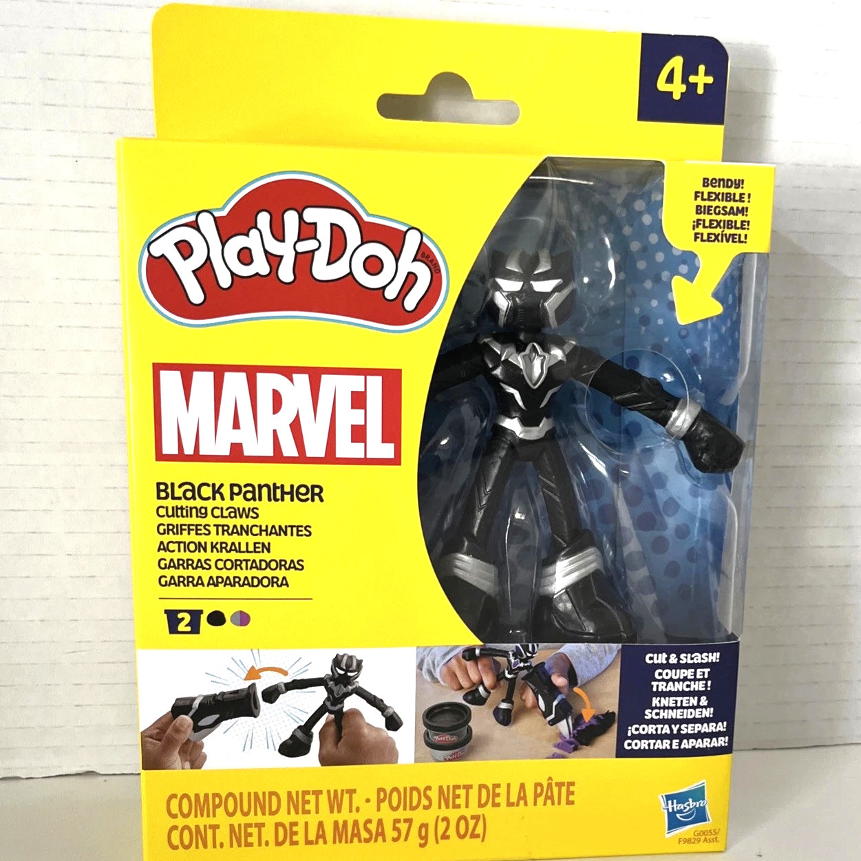 Play-Doh Marvel Black Panther Cutting Claws Flexible New Sealed
