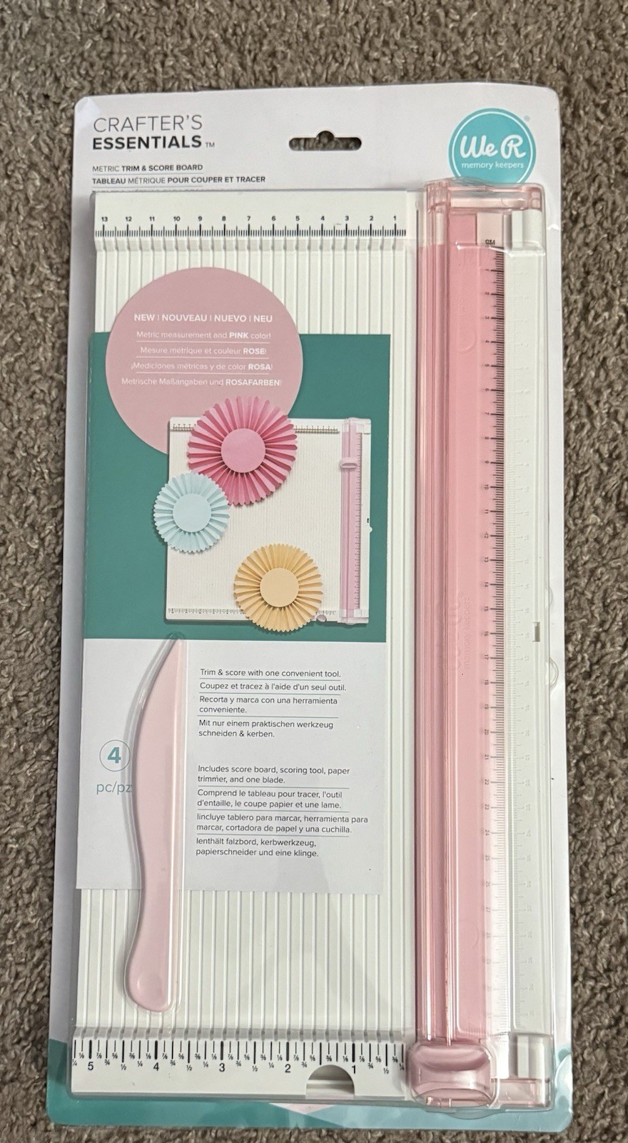 Crafter’s Essentials~ We r Memory Keepers Metric Trim & Score Board
