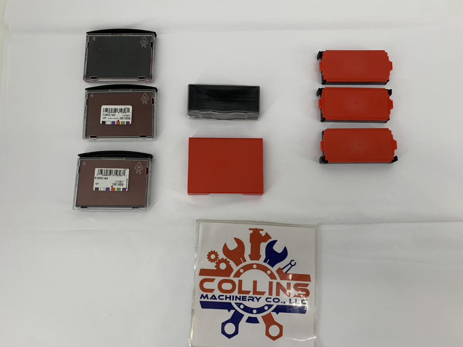 Cosco E-2600 Replacement Pad Red + 4 Red +4 Black Pads