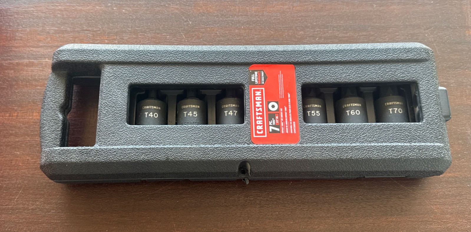 Craftsman 7-piece Torx - 1/2in Drive -6 Impact Socket Set - CMMT50839