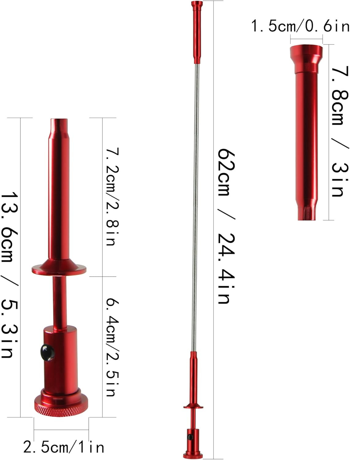 Flexible Grabber Claw Type Garbage Picker with LED Light arm Extension. Claw Gra