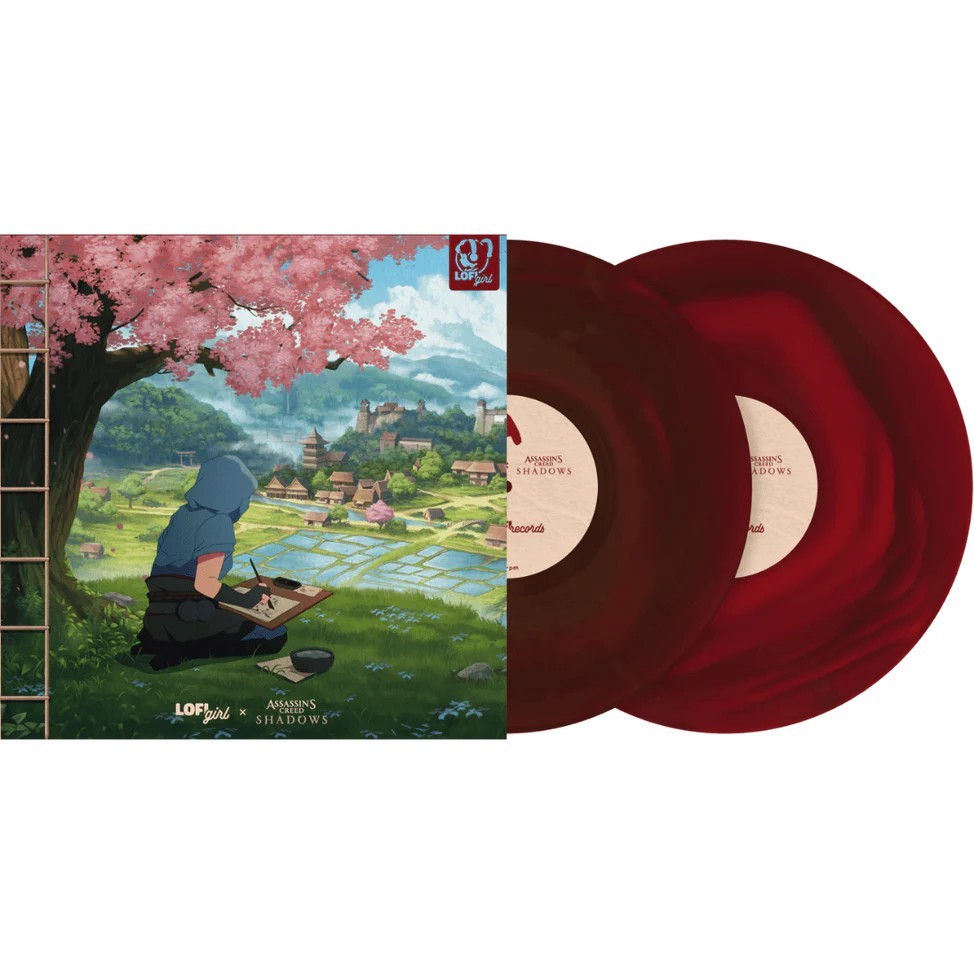 Assassin's Creed Shadows Video Game Soundtrack 2x RED VINYL LP Lofi Girl NEW! bl