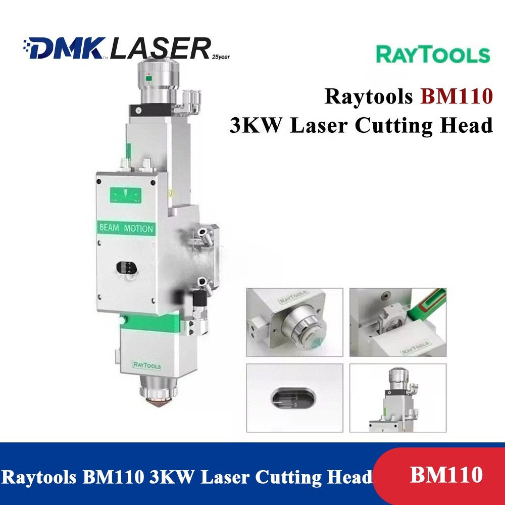 Raytools BM110 3.3KW Laser Cutting Head Auto Focus F125 For Laser Cutter Machine