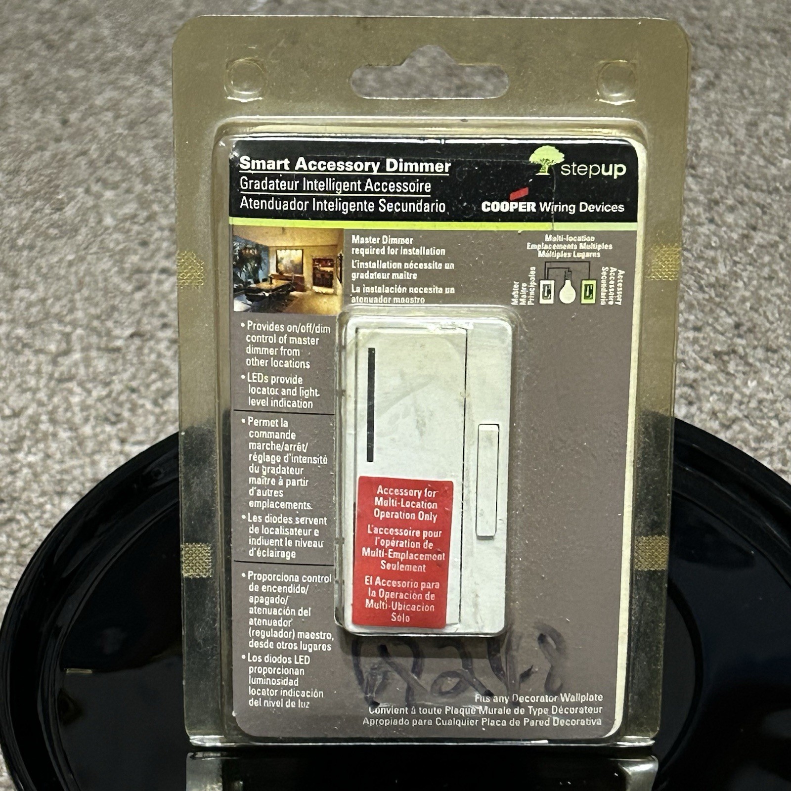 COOPER Wiring Devices Ivory Smart Accessory Dimmer 60 Hz AIM06 AIM10 120/AC NEW